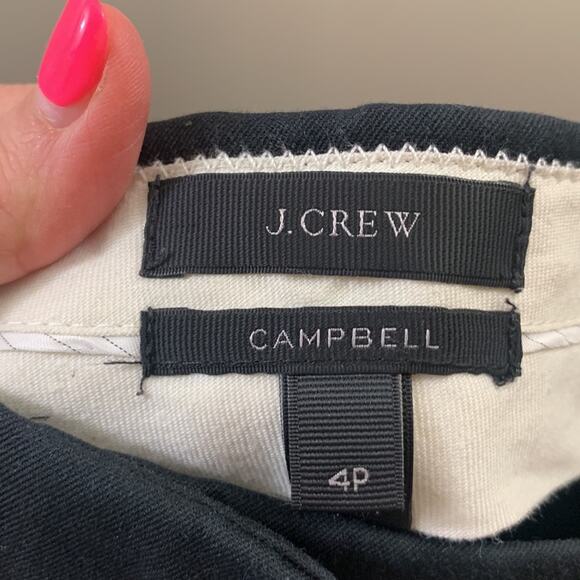 J Crew Campbell Black Capri Pants - Picture 3 of 7